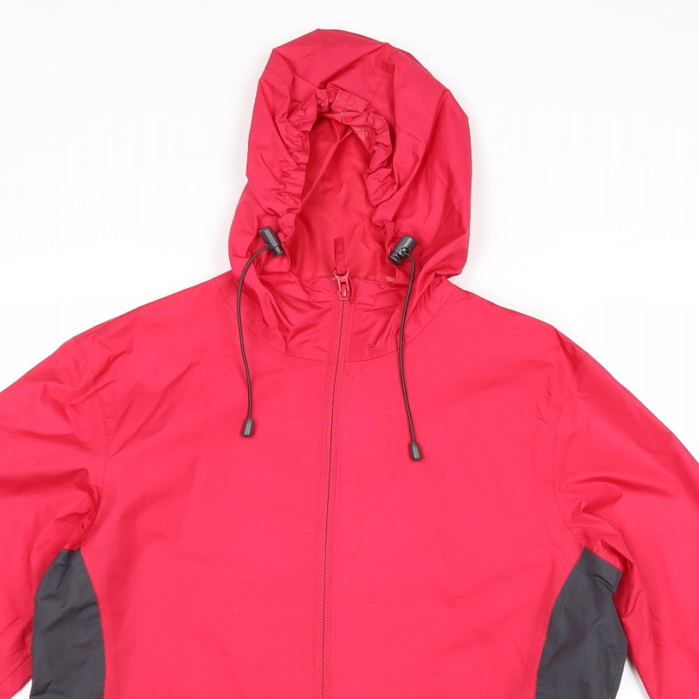 Womens UK Size 8 Crane Pink Windbreaker Coat