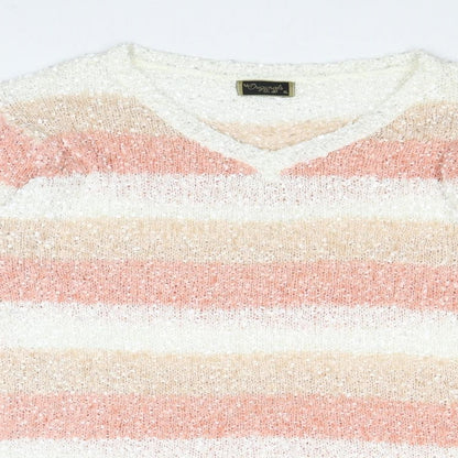 Womens UK Size XL Originals Knitwear Pink Pullover Jumper