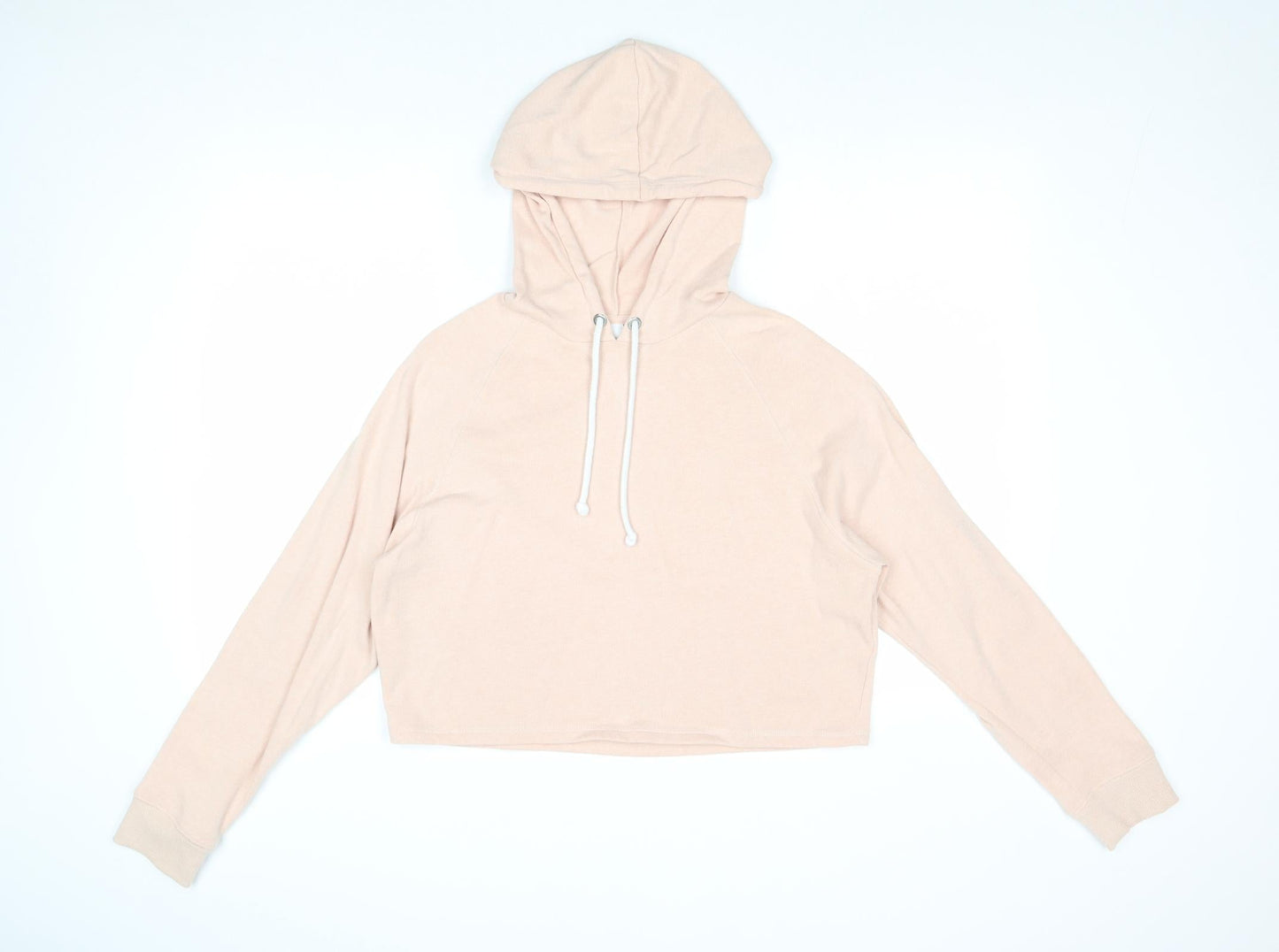 Womens UK Size M Divided by H&M Beige Pullover Hoodie
