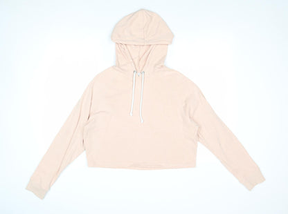 Womens UK Size M Divided by H&M Beige Pullover Hoodie