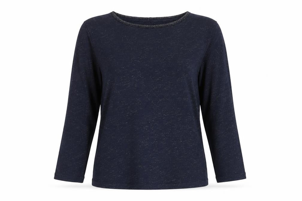 Womens UK Size S Monsoon Blue Basic T-Shirt