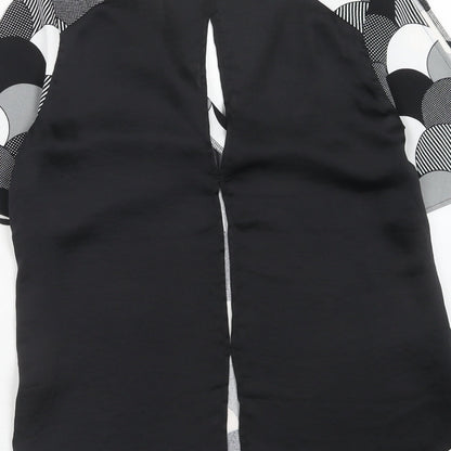 Womens UK Size 8 NEXT Black Basic Blouse