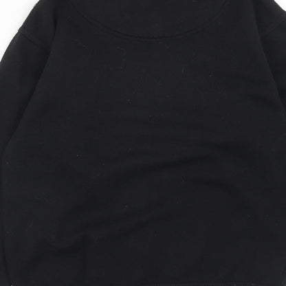 Deluxe Sweats Womens Black Cotton Pullover Sweatshirt Size XS Pullover - Live Love Dance
