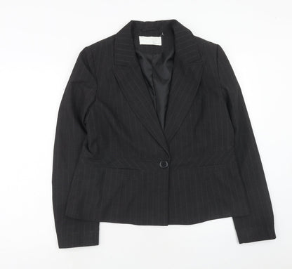 Womens UK Size 18 AMARANTO Plus Grey Suit Jacket