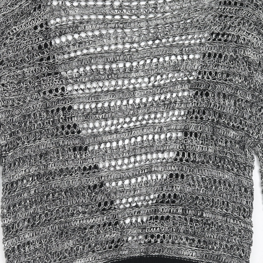 George Womens Grey V-Neck Acrylic Cardigan Jumper Size 10