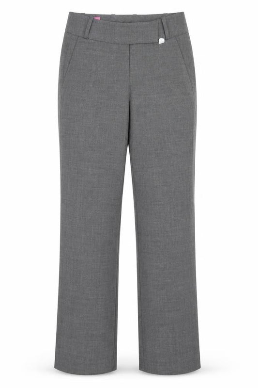 Womens UK Size 30 in Brook Taverner Regular Fit Chino Grey Trousers