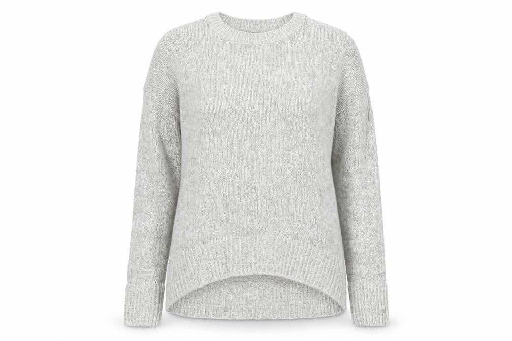 Womens UK Size M New Look Grey Pullover Jumper