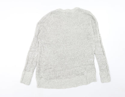 Womens UK Size M New Look Grey Pullover Jumper
