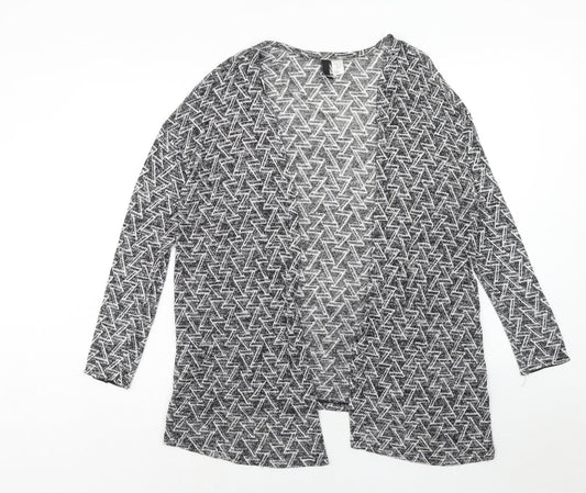 Womens UK Size M H&M Grey Cardigan Jumper