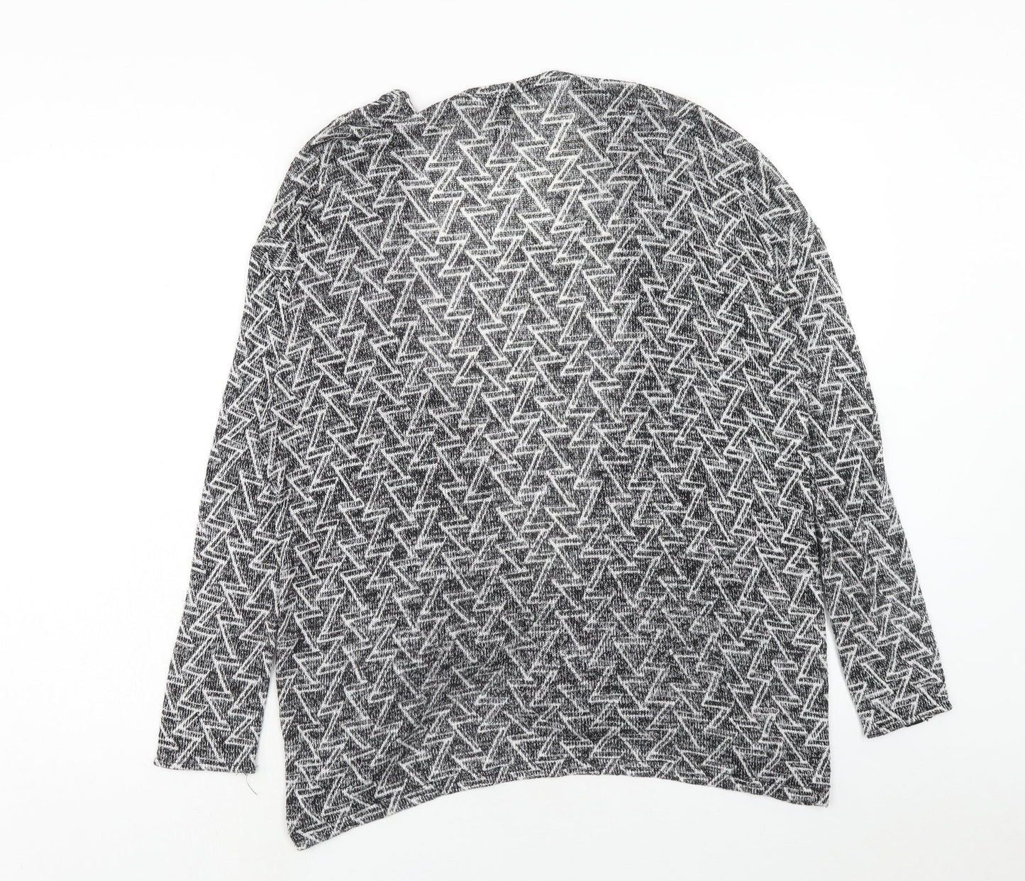 Womens UK Size M H&M Grey Cardigan Jumper