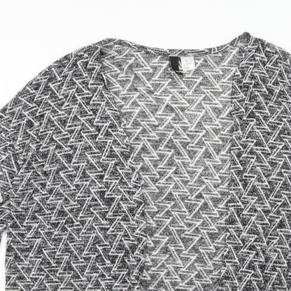 Womens UK Size M H&M Grey Cardigan Jumper