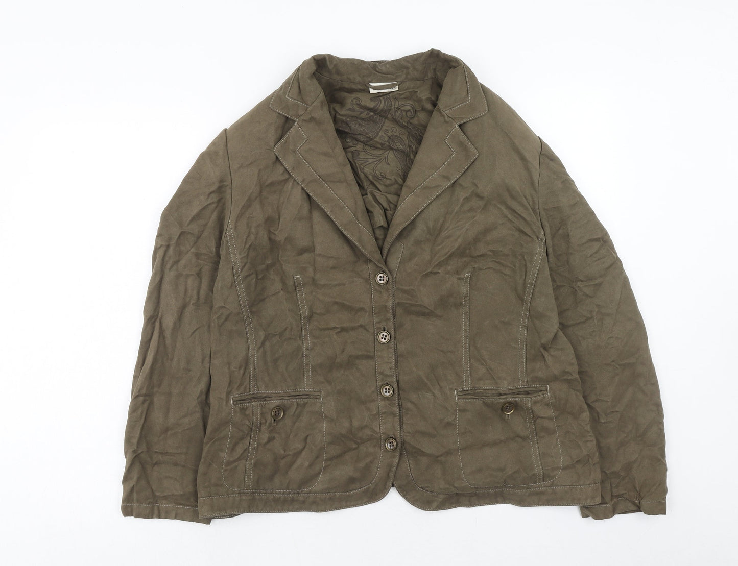 Womens UK Size 18 Gerry Weber Brown Jacket