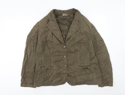 Womens UK Size 18 Gerry Weber Brown Jacket