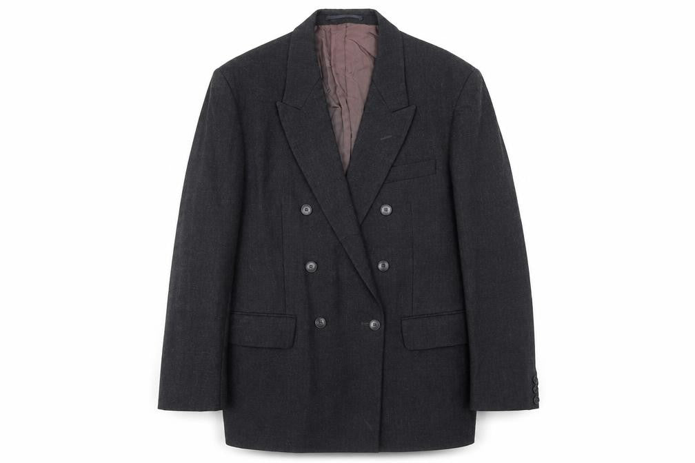 Mens UK Size 40 Preworn Regular Grey Suit Jacket
