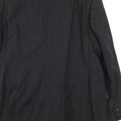 Mens UK Size 40 Preworn Regular Grey Suit Jacket