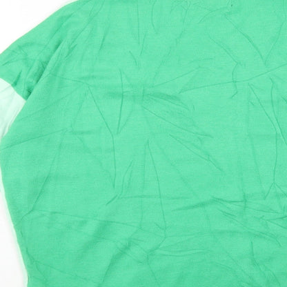 Womens UK Size 14 Marks and Spencer Green Pullover Jumper