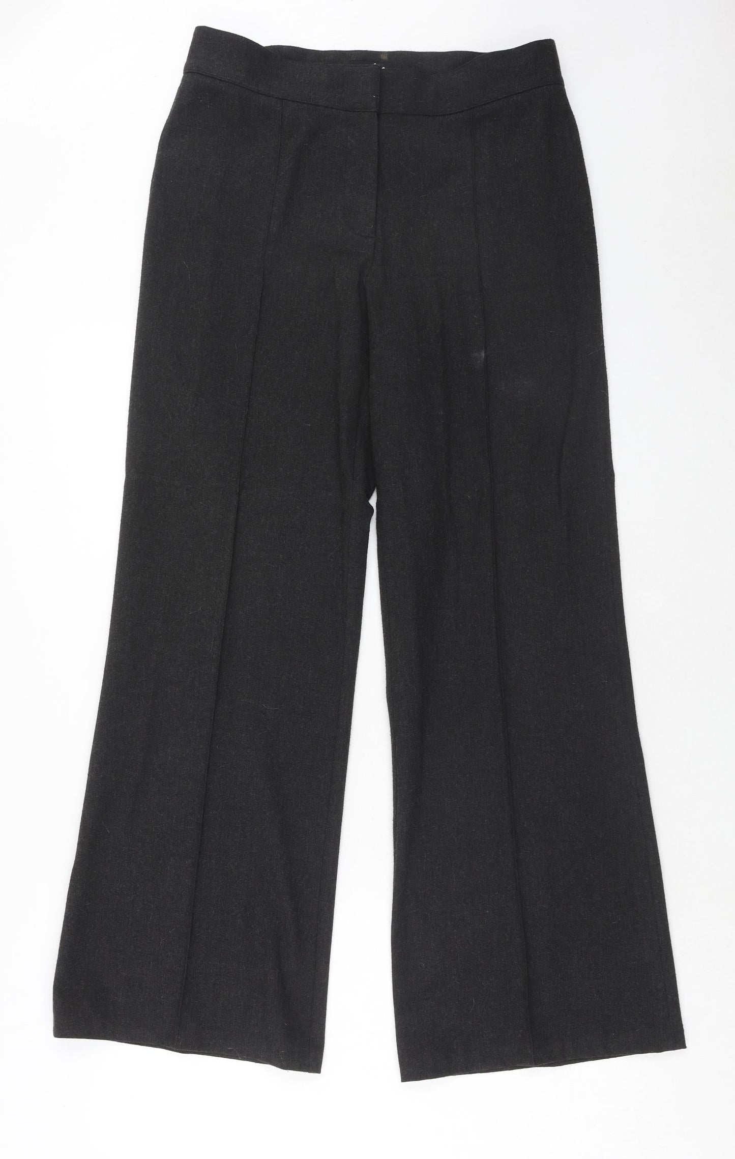 Womens UK Size 10 Per Una Regular Fit  Grey Trousers