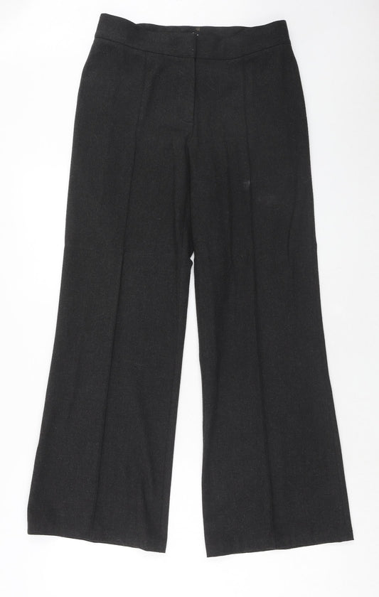 Womens UK Size 10 Per Una Regular Fit  Grey Trousers