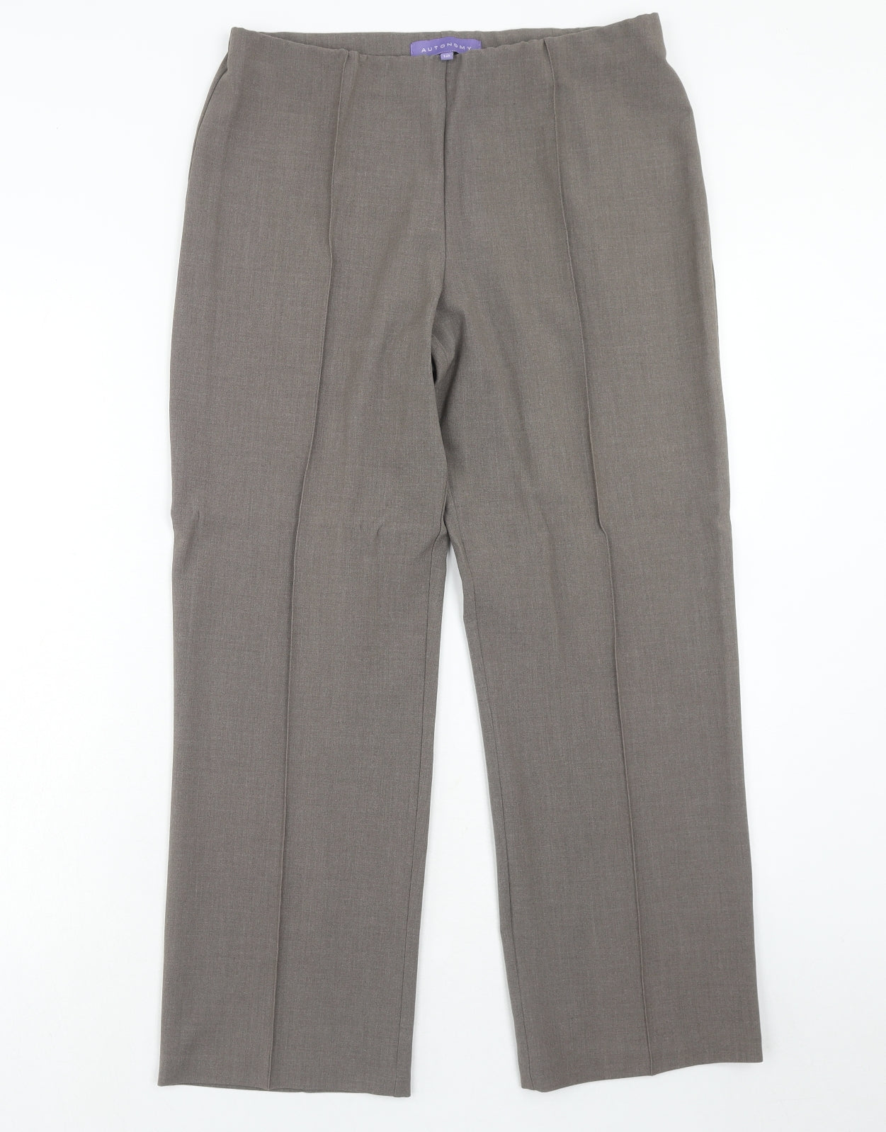 Autonomy Womens Grey Polyester Windbreaker Trousers Size 12 Regular