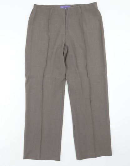 Autonomy Womens Grey Polyester Windbreaker Trousers Size 12 Regular