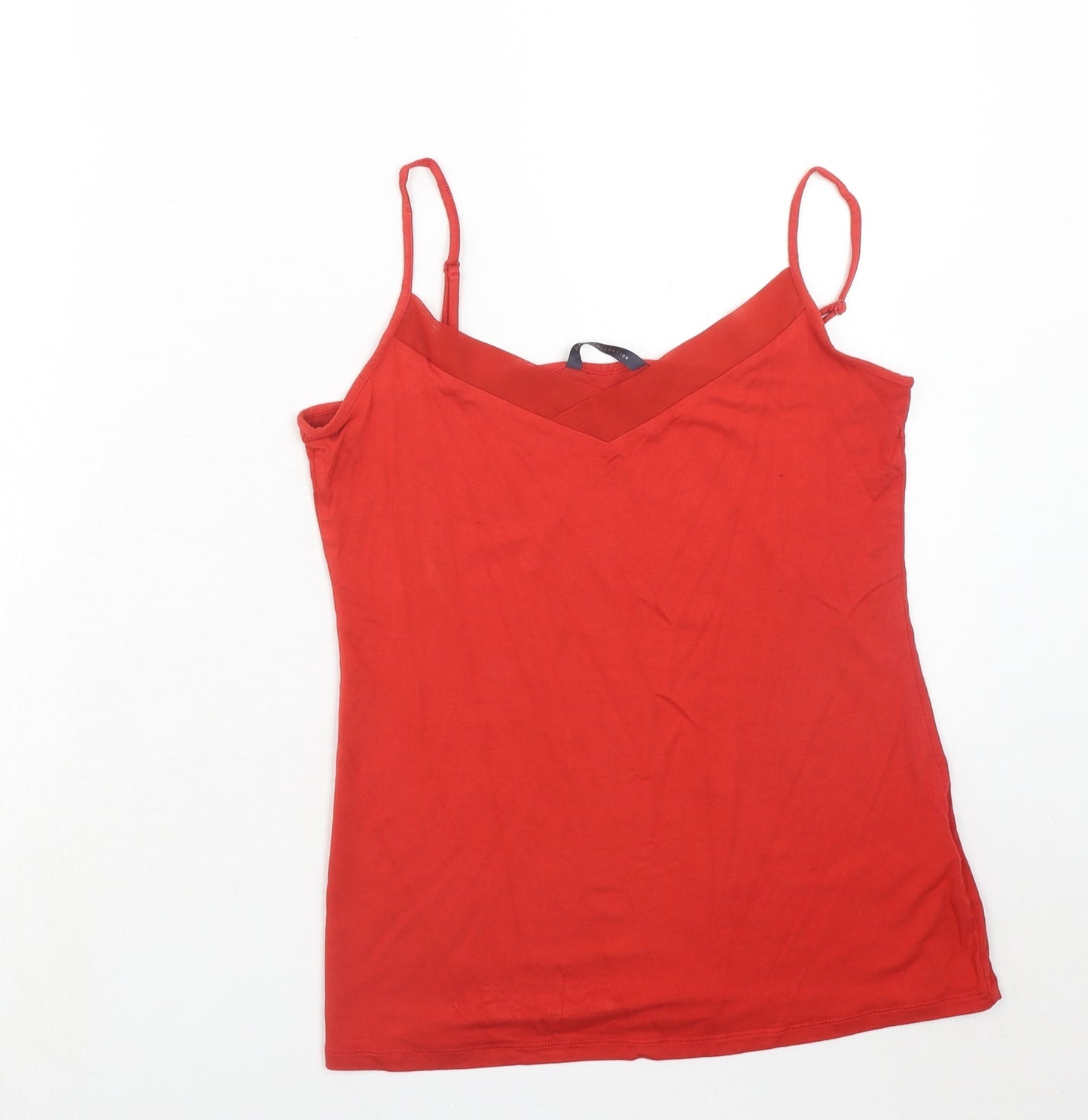Womens UK Size 12 Marks and Spencer Red Basic Tank