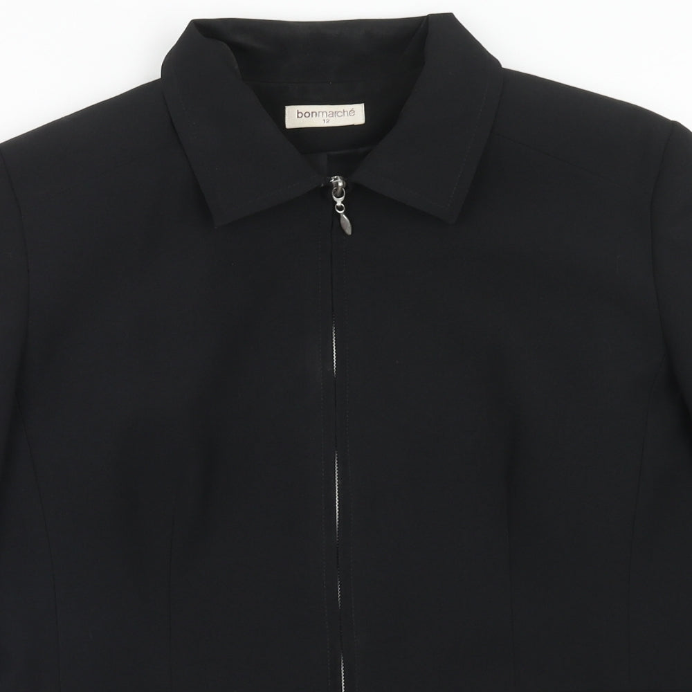 Womens UK Size 12 Bonmarché Black Jacket