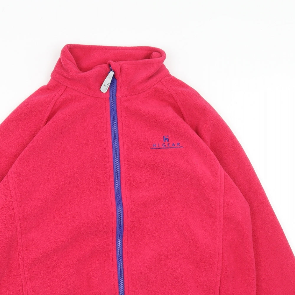 Hi Gear Girls Pink Jacket Size 13-14 Years Zip