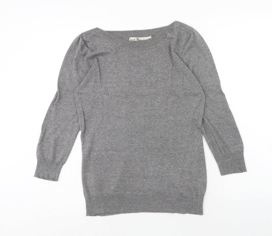 Womens UK Size 8 NEXT Grey Pullover Jumper