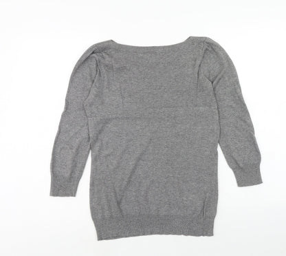 Womens UK Size 8 NEXT Grey Pullover Jumper