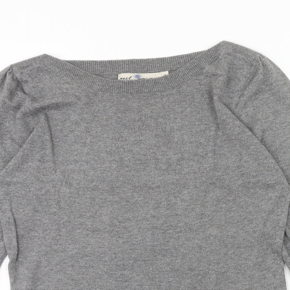 Womens UK Size 8 NEXT Grey Pullover Jumper