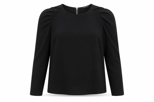 Womens UK Size 12 Primark Black Basic Blouse
