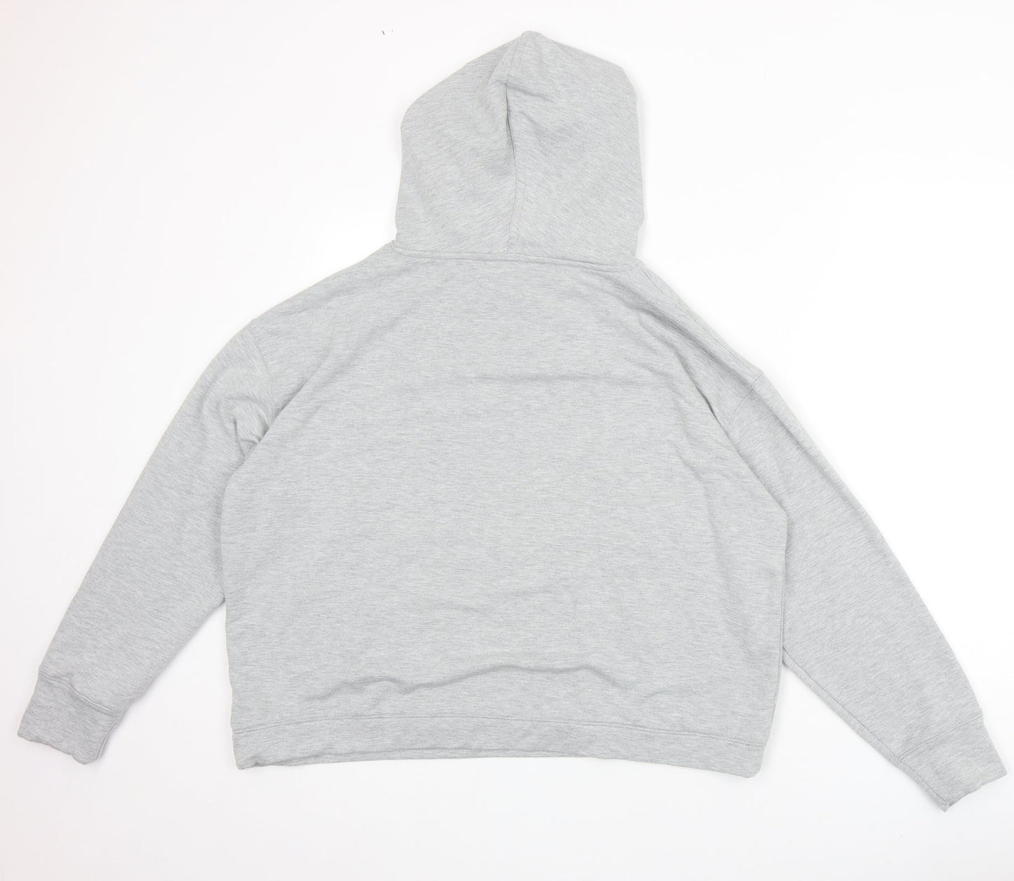 Nutmeg Womens Grey Polyester Pullover Hoodie Size 12 Pullover