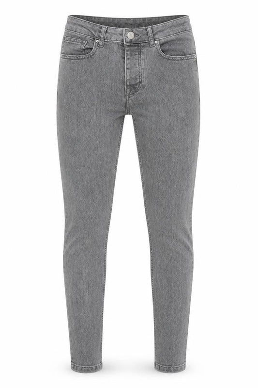 Mens UK Size 32 in Denim & Co. Extra-Slim Fit Skinny Grey Jeans