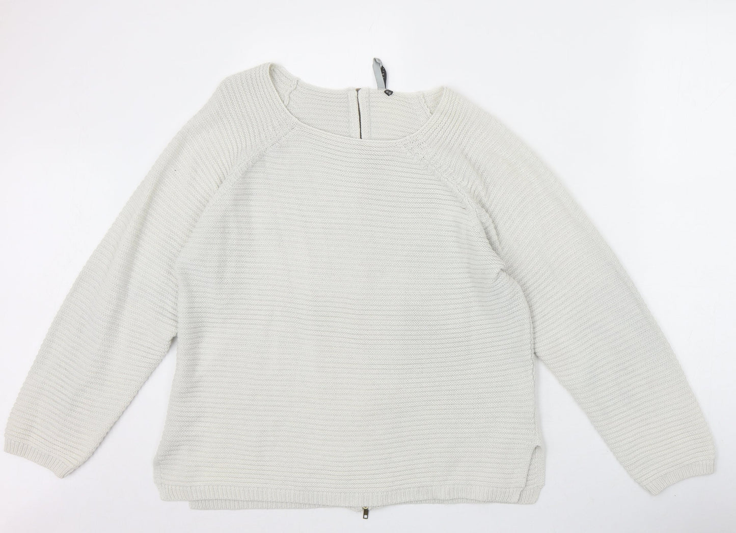 Womens UK Size 16 Intuition Ivory Pullover Jumper