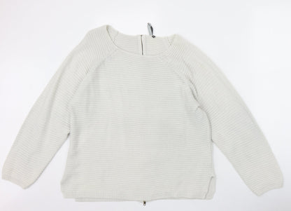 Womens UK Size 16 Intuition Ivory Pullover Jumper