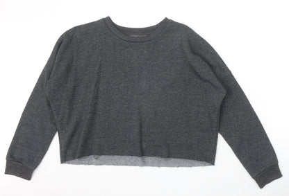 Primark Womens Grey Polyester Pullover Sweatshirt Size 2XS Pullover