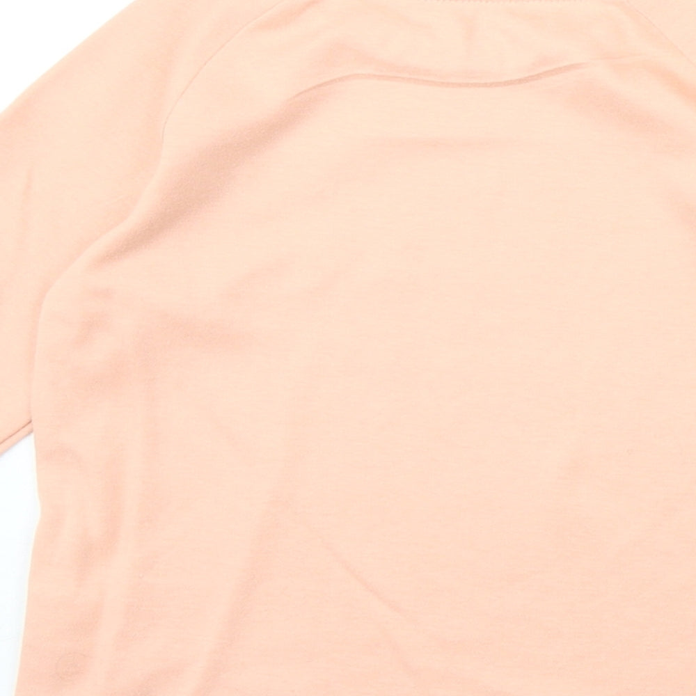 Preworn Girls Pink 100% Cotton Pullover Sweatshirt Size 2-3 Years Pullover