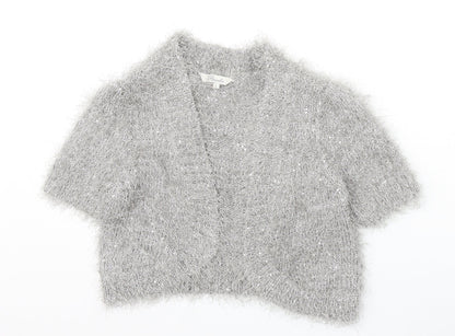 Womens UK Size S Peacocks Green Cardigan Jumper