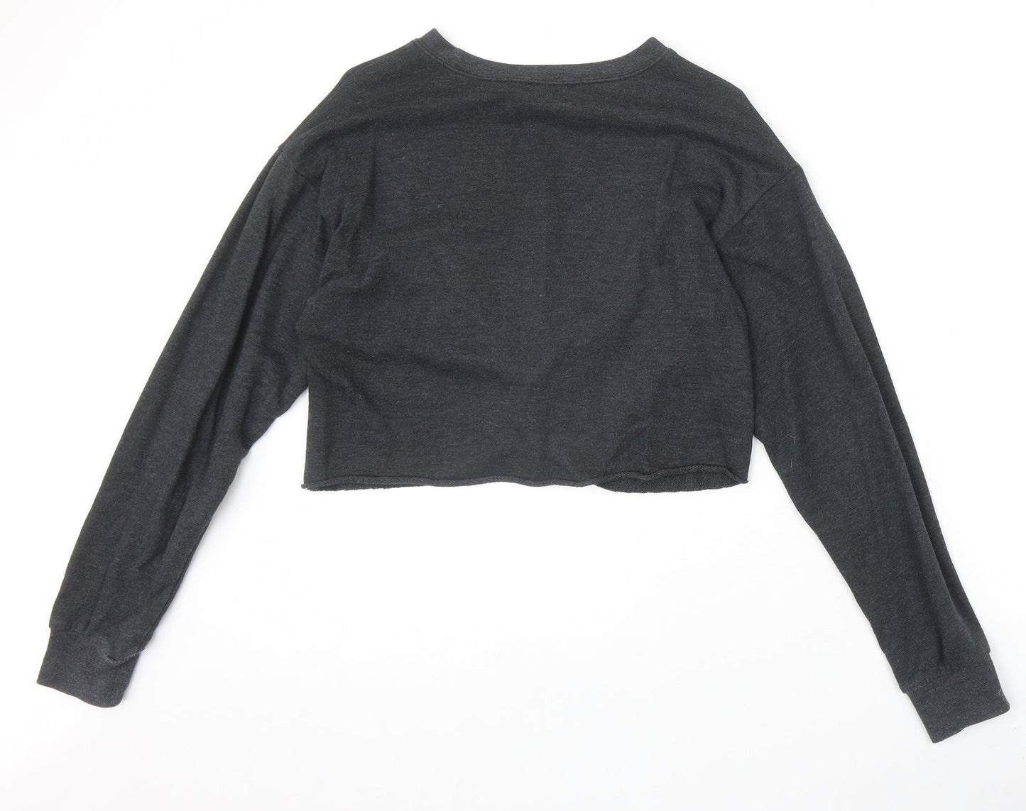Womens UK Size S FOREVER 21 Grey Pullover Sweatshirt