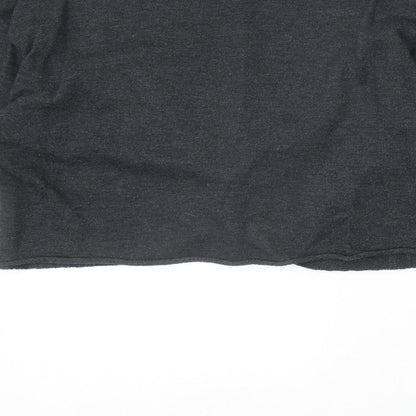 Womens UK Size S FOREVER 21 Grey Pullover Sweatshirt
