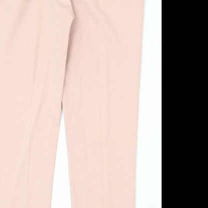 Womens UK Size 2XL Made in Italy Regular Fit Chino Pink Trousers