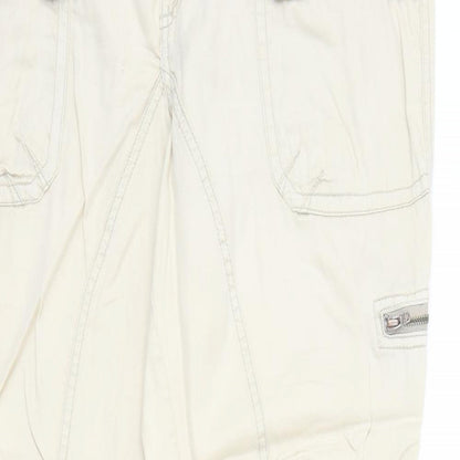 Womens UK Size 34 in Jackpot Regular Fit  Beige Trousers