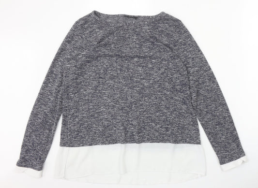 Womens UK Size 12 Wallis Blue Pullover Jumper