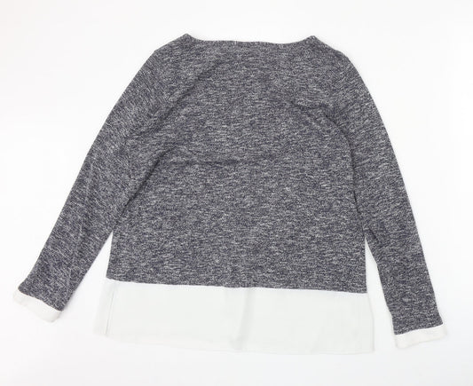 Womens UK Size 12 Wallis Blue Pullover Jumper