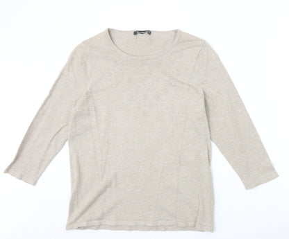 Womens UK Size S Bonmarché Grey Pullover Jumper