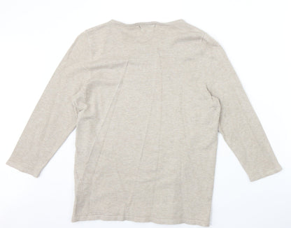 Womens UK Size S Bonmarché Grey Pullover Jumper
