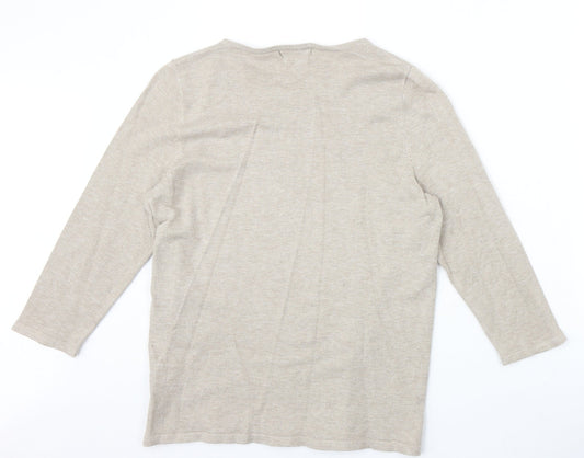 Womens UK Size S Bonmarché Grey Pullover Jumper