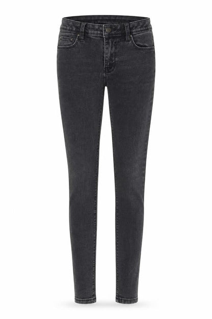 Womens UK Size 8 Denim & Co. Regular Fit Skinny Grey Jeans