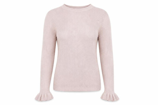Womens UK Size 10 Papaya Pink Pullover Jumper