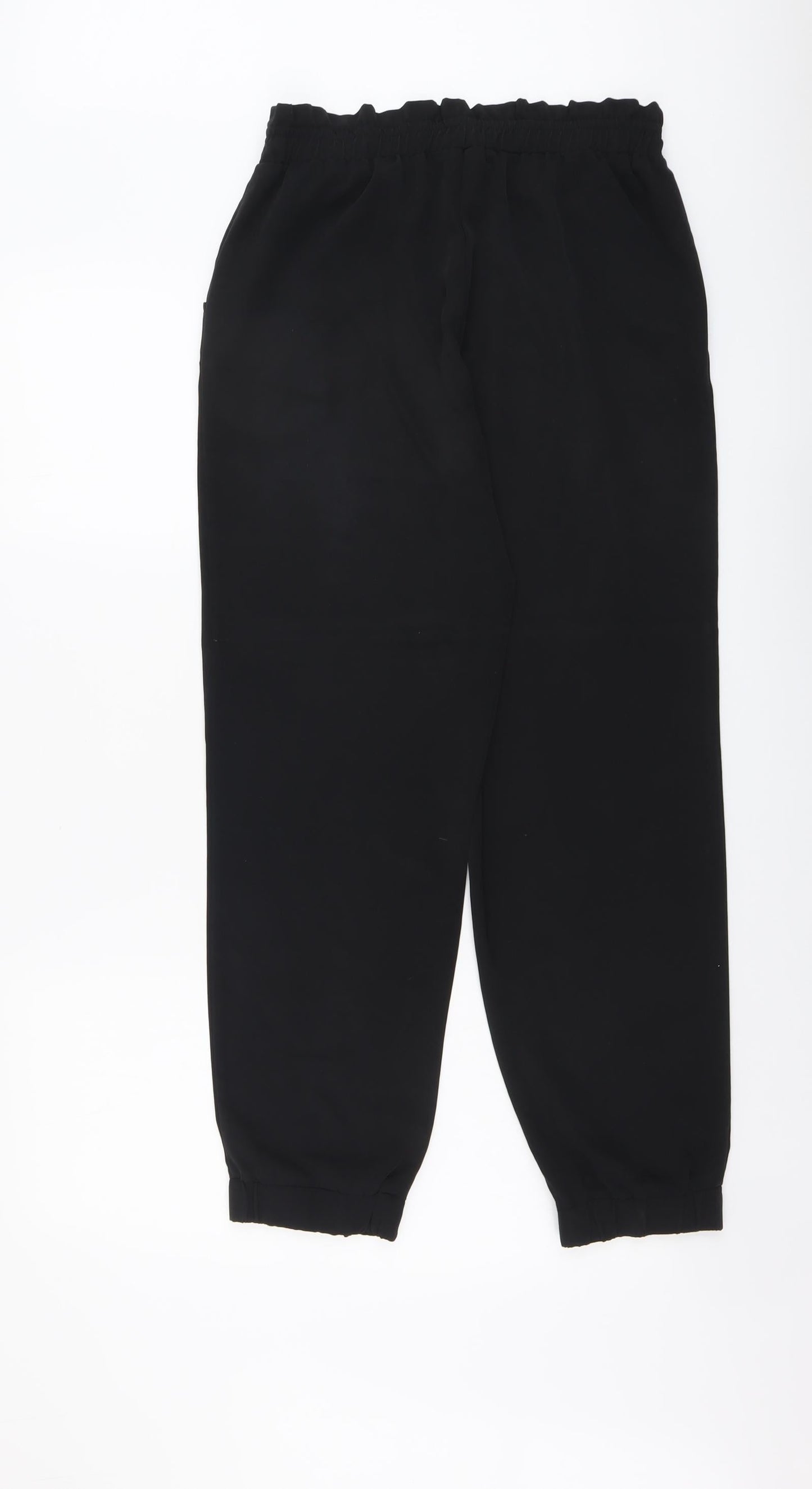 Womens UK Size 8 Papaya Regular Fit  Black Trousers